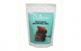 Plattered Rich Choco Brownie Mix   Pack  380 grams